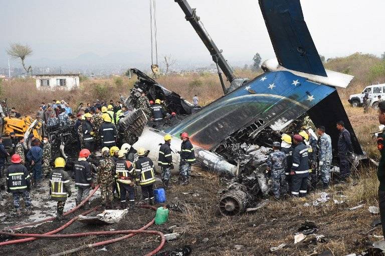Accidente de avión en Nepal