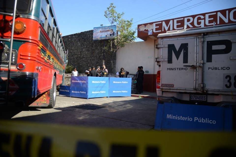 asalto a bus en ruta al Pacífico