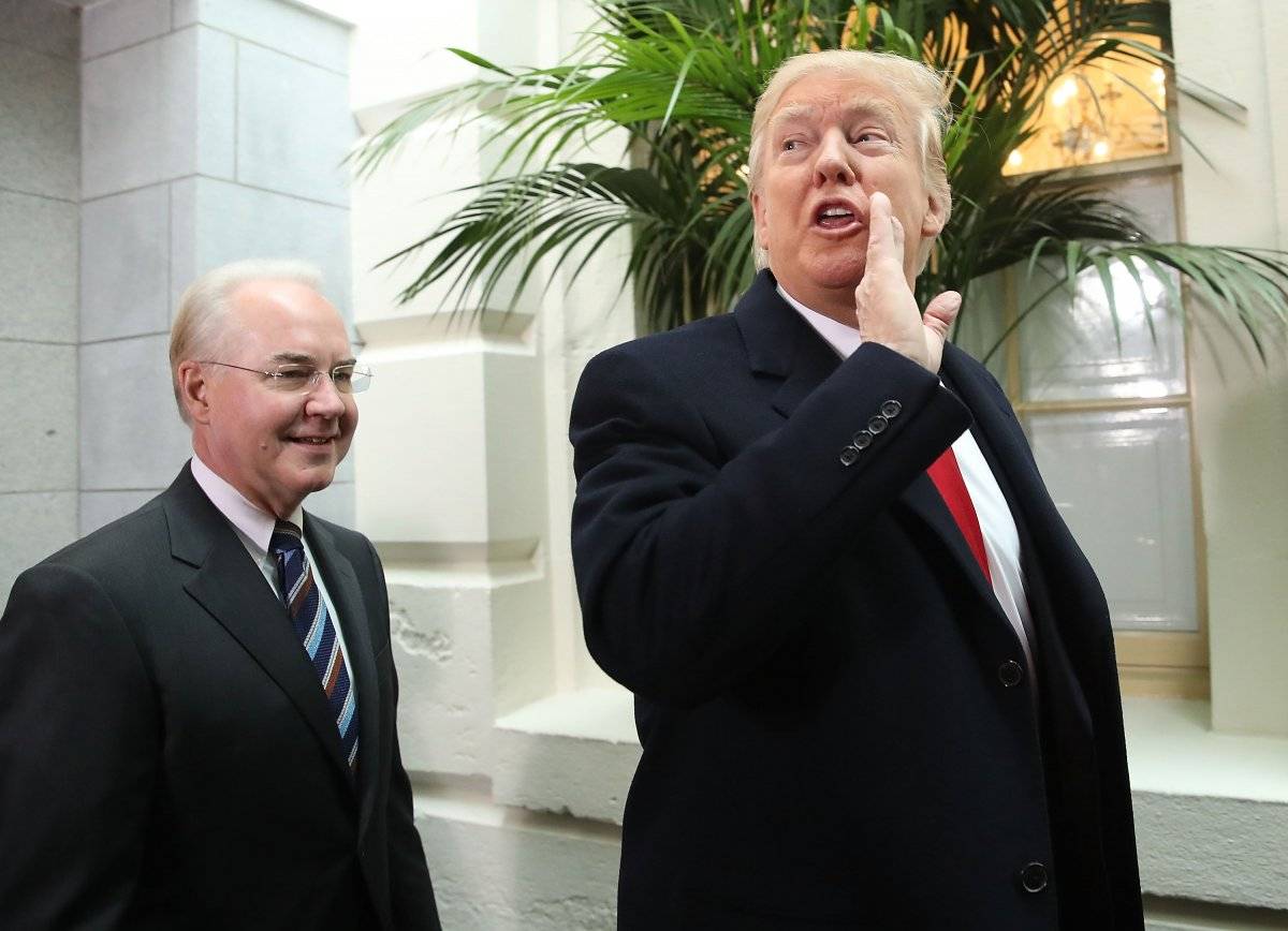 Tom Price, ex secretario de Salud