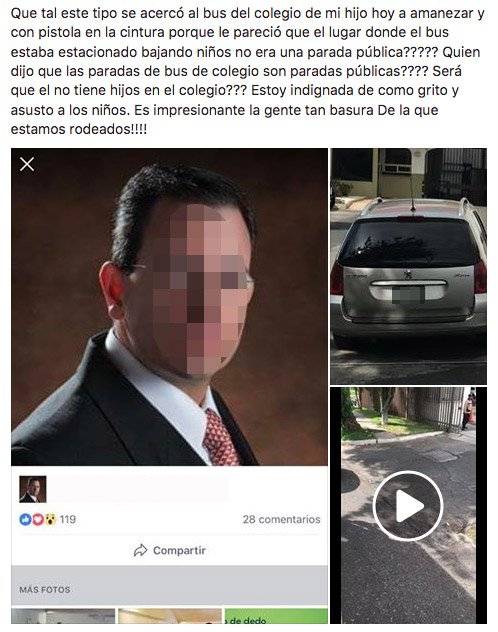 Denuncia en Facebook