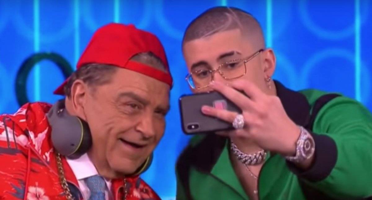 Bad Bunny y Don Francisco protagonizan duelo de rimas