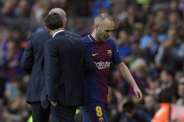 Andrés Iniesta, lesionado