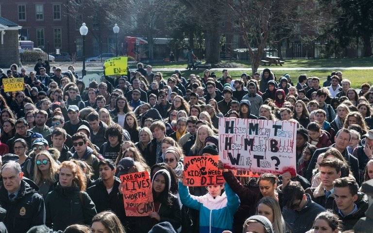 Paro estudiantil en Estados Unidos