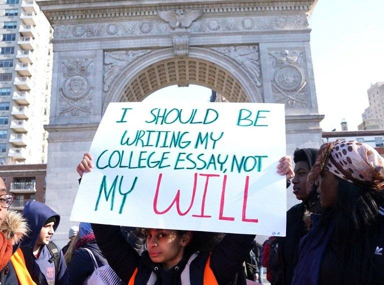 Paro estudiantil en Estados Unidos