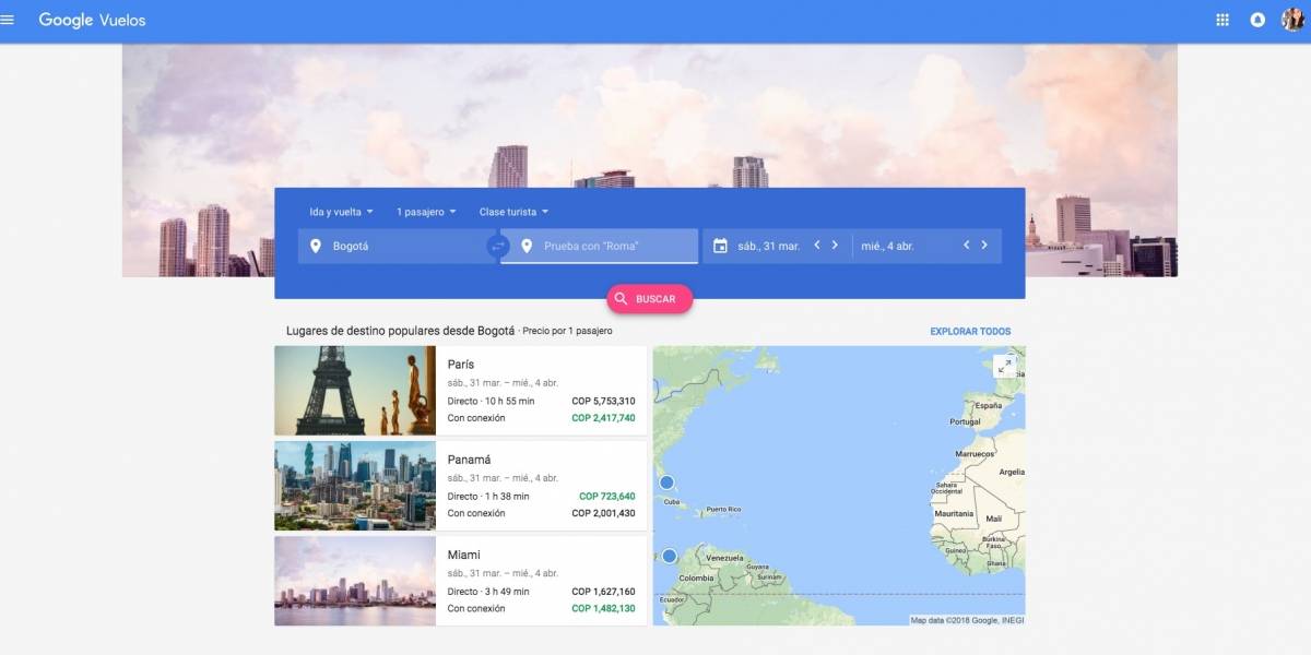 Google Flights: así puedes buscar pasajes aéreos a un mejor precio