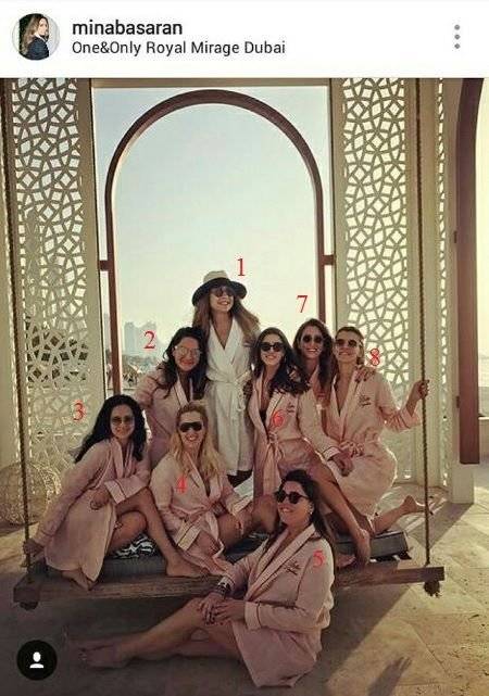 1- Mina Basaran / 2- Zeynep Coskun / 3- Jasmin Baruh / 4- Liana Hananel / 5- Sinem Akay / 6- Asli Izmirli / 7- Ayse And / 8 - Burcu Urfali