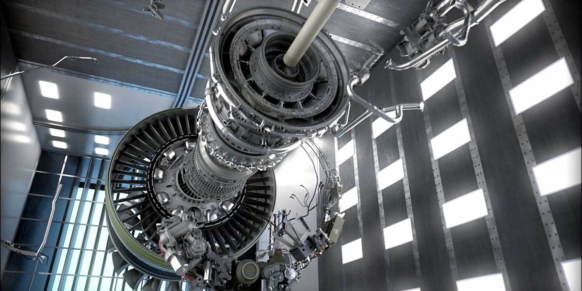 Así probaron el motor de avión más grande del mundo