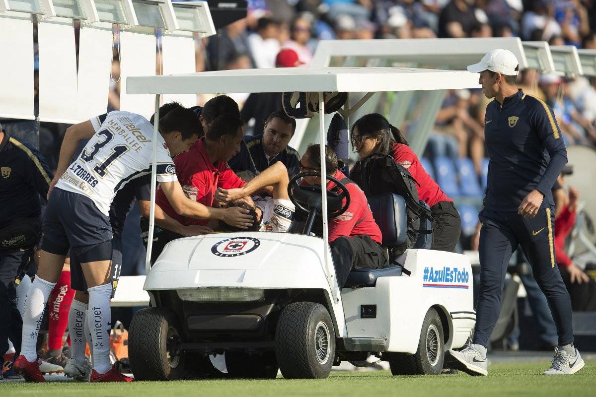 Así salió Alejadro Arribas tras la fuerte lesión que sufrió en el Estadio Azul