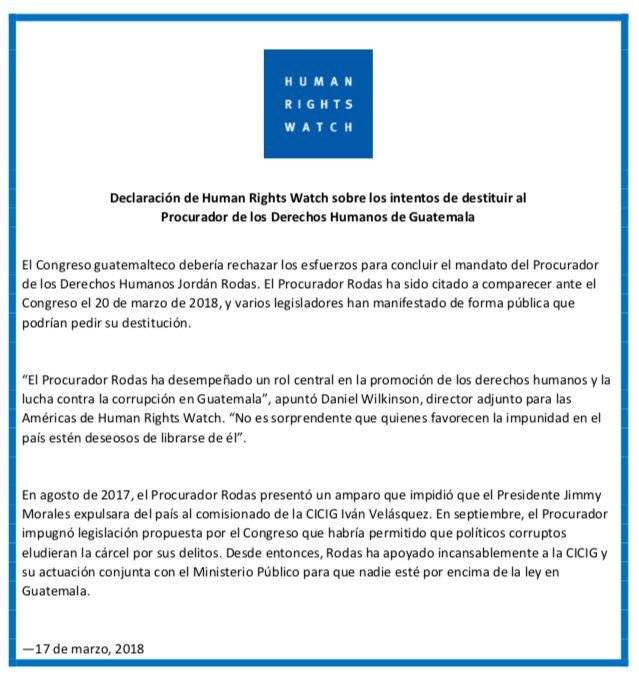 Apoyo a Jordán Rodas