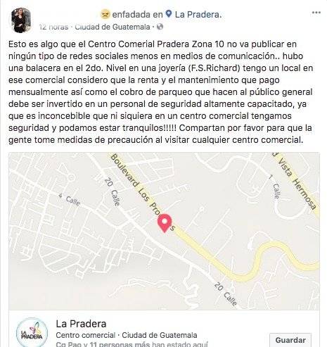 Denuncia robo