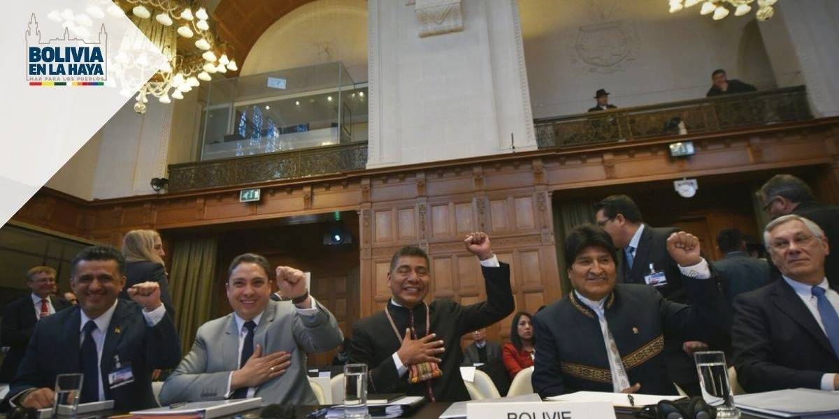 Antofagasta se embanderó en apoyo a los alegatos en La Haya