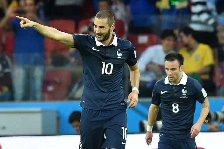 Karim Benzema y Mathieu Valbuena