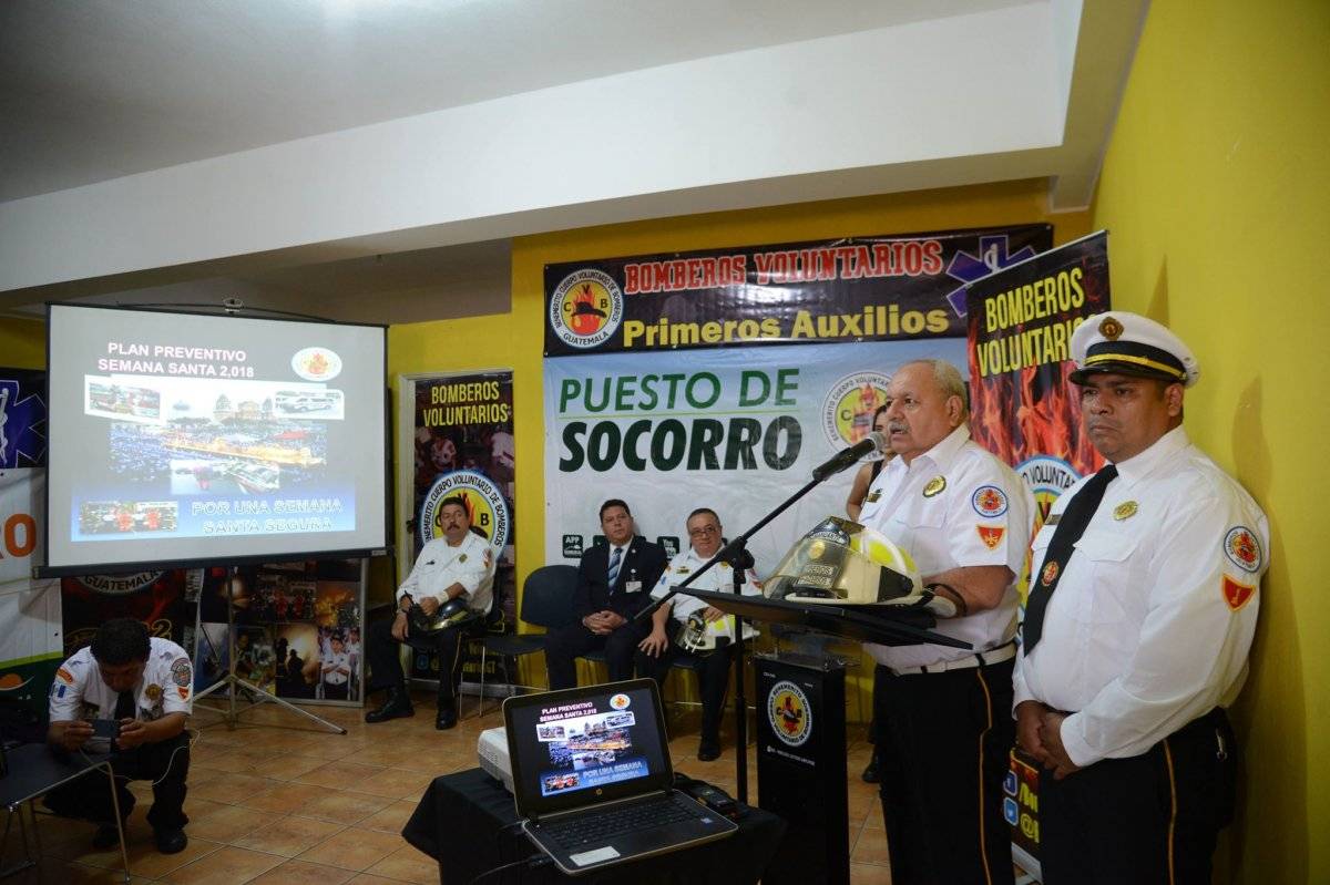 Bomberos Voluntarios en apresto por Semana Santa