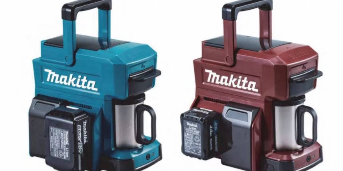 Makita lanza una cafetera impulsada por baterías de herramientas eléctricas