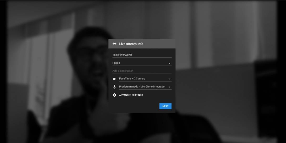 YouTube simplifica aún más la forma de transmitir vía webcam desde el navegador