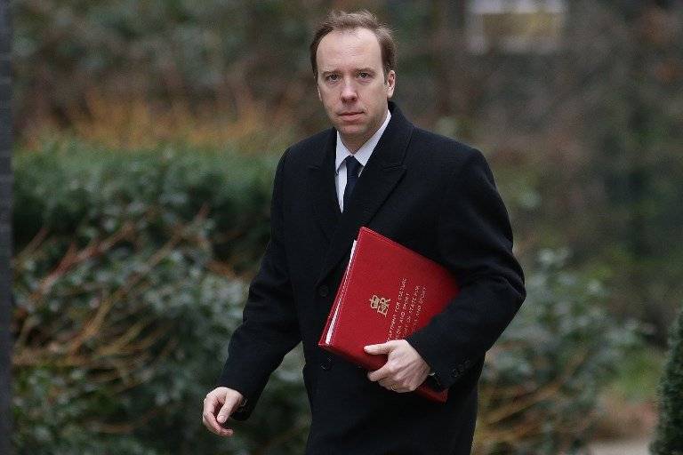 Matt Hancock, ministro de Cultura británico