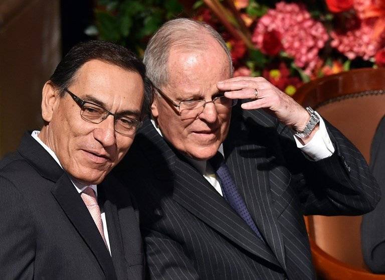 Martin Vizcarra y Pedro Pablo Kuczynski