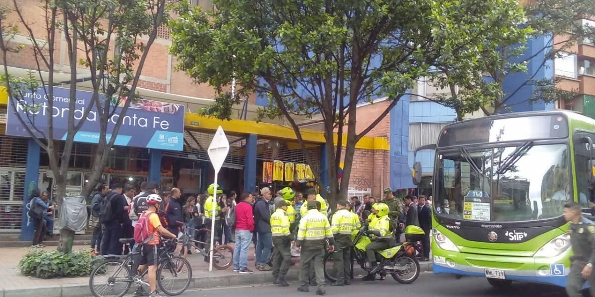 Dos mujeres heridas tras balacera en el centro de Bogotá — VIDEOS