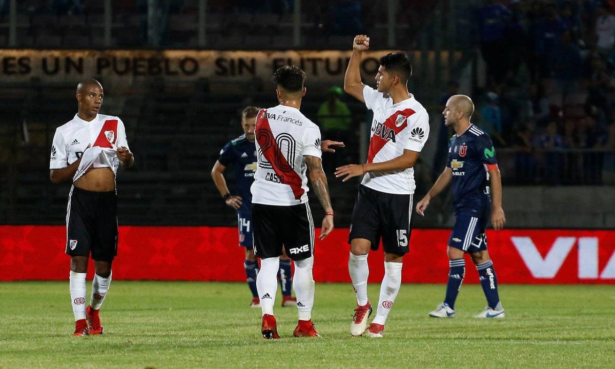 River Plate celebró en el Nacional / imagen: Agencia UNO