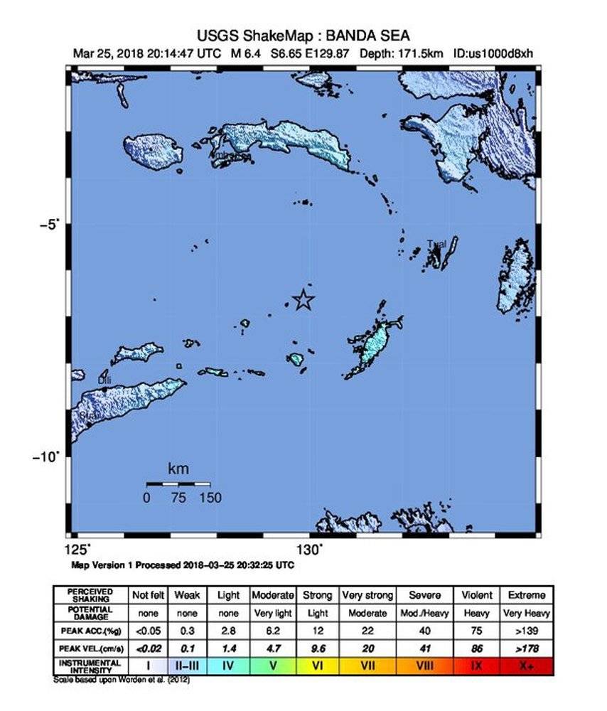 Emiten alerta de tsunami en Indonesia por terremoto