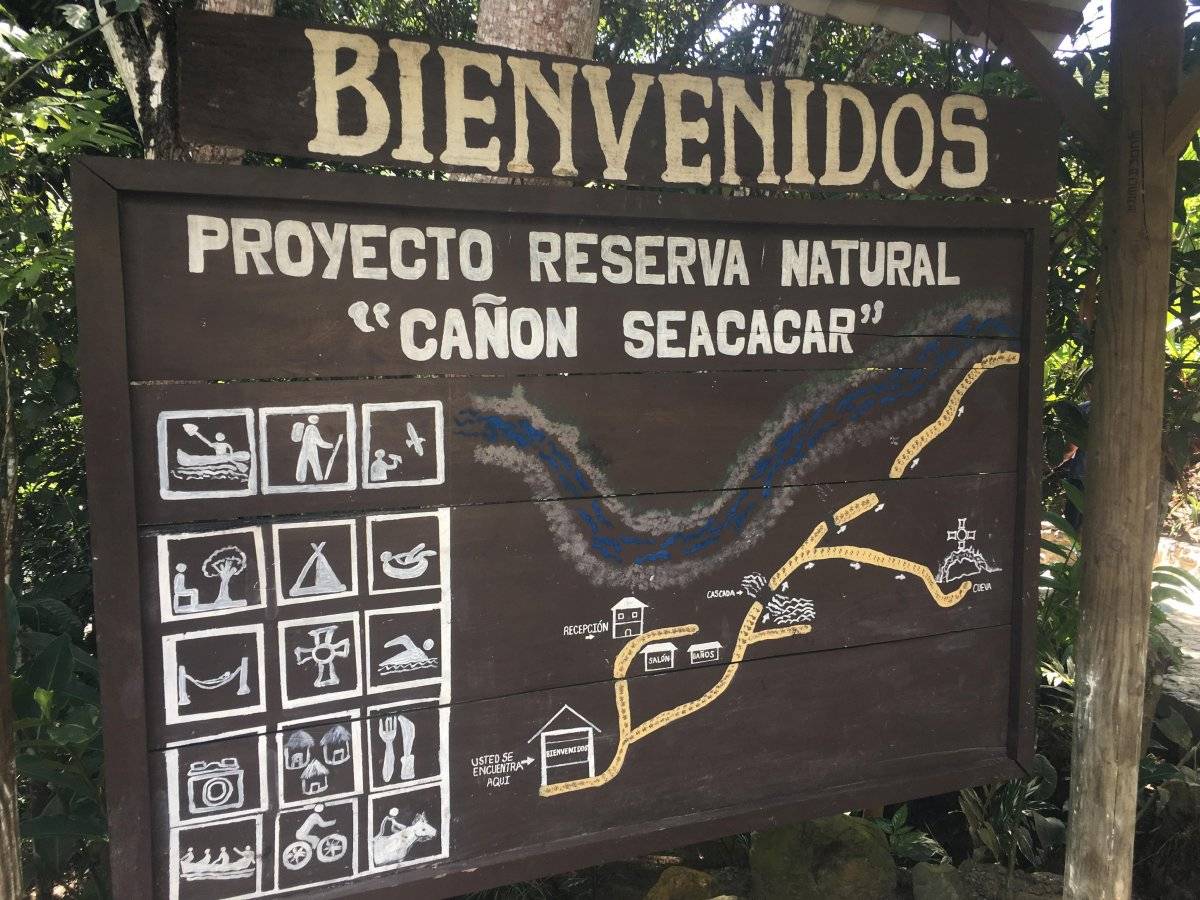 Cañón Seacacar, Izabal