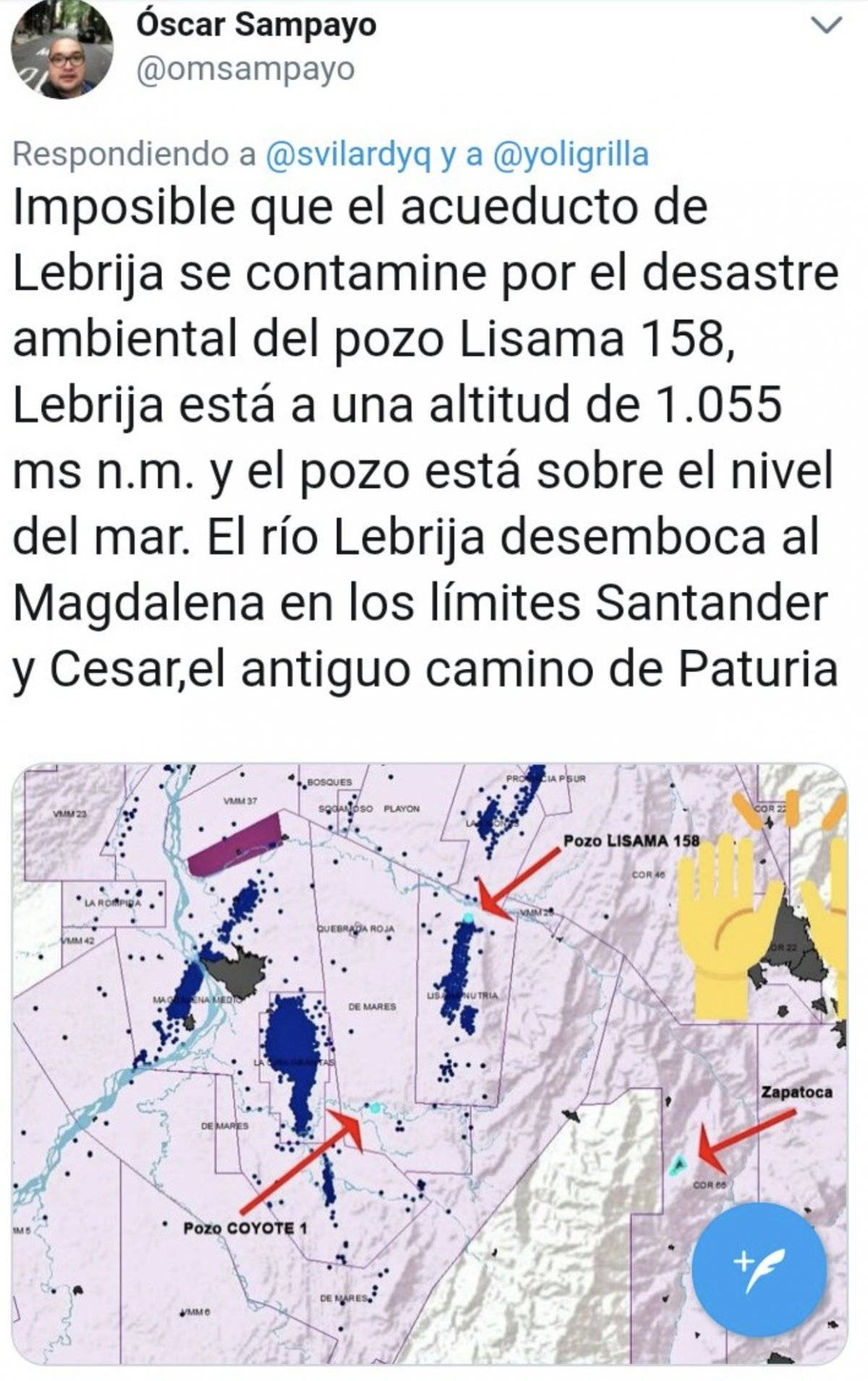 derrame petróleo Lebrija