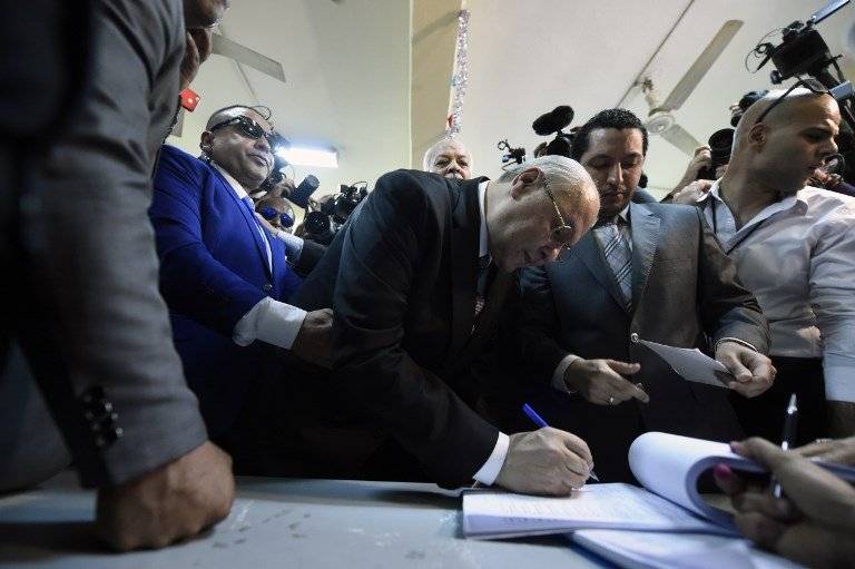 Musa Mostafá Musa vota en Egipto