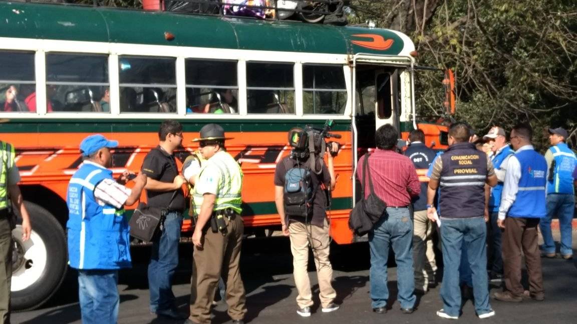 operativos de verificación de autobuses