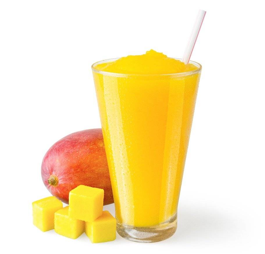 Smoothie de mango y té verde