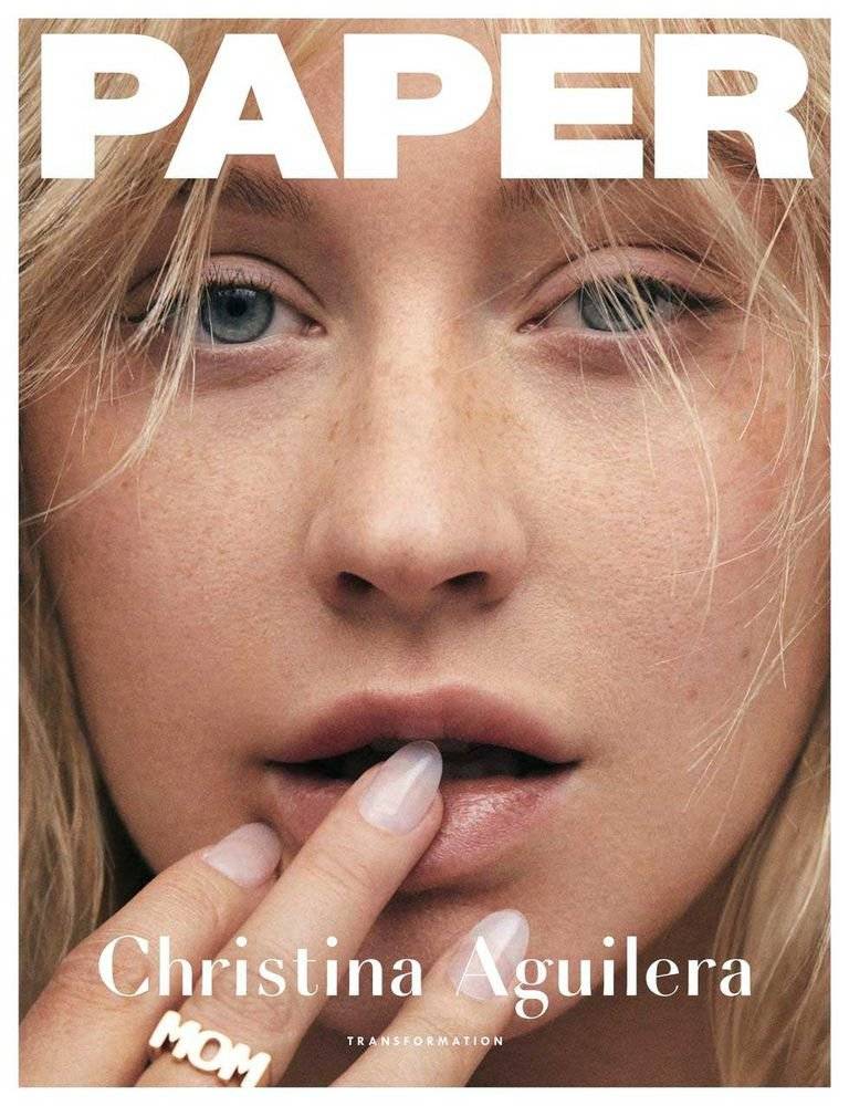 Christina Aguilera Paper