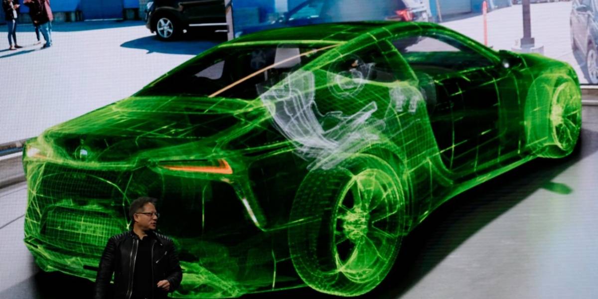 Nvidia conduce un auto real usando Realidad Virtual al estilo de Black Panther