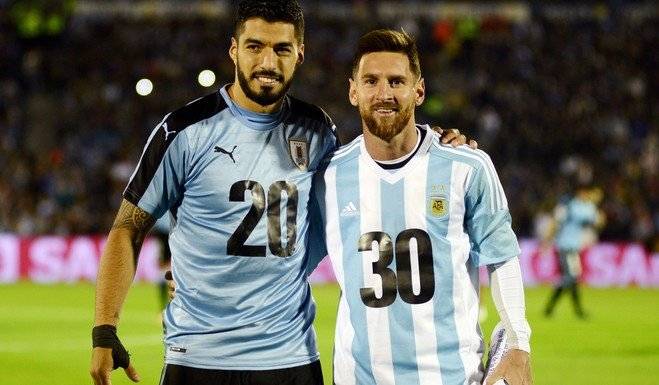 Luis Suárez y Lionel Messi