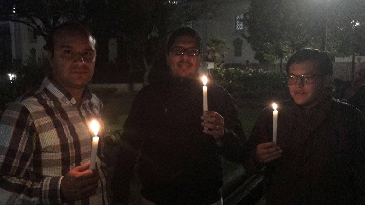 Vigilia de solidaridad por el secuestro del equipo de El Comercio