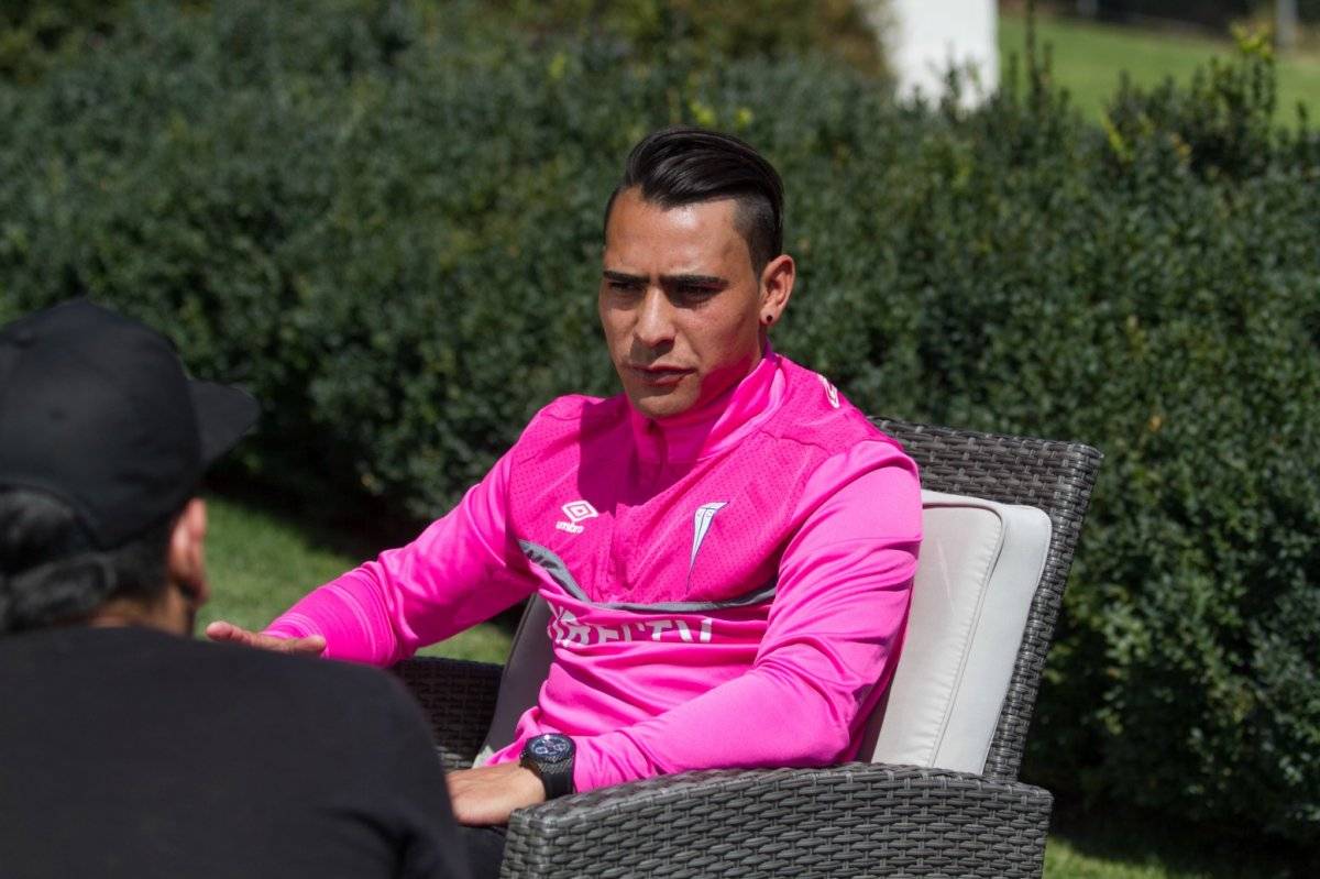 "Cada gol que he hecho en este campeonato lo he celebrado con todo, porque el año pasado lo pasé muy mal", expresa David Llanos / Foto: Camila Martínez
