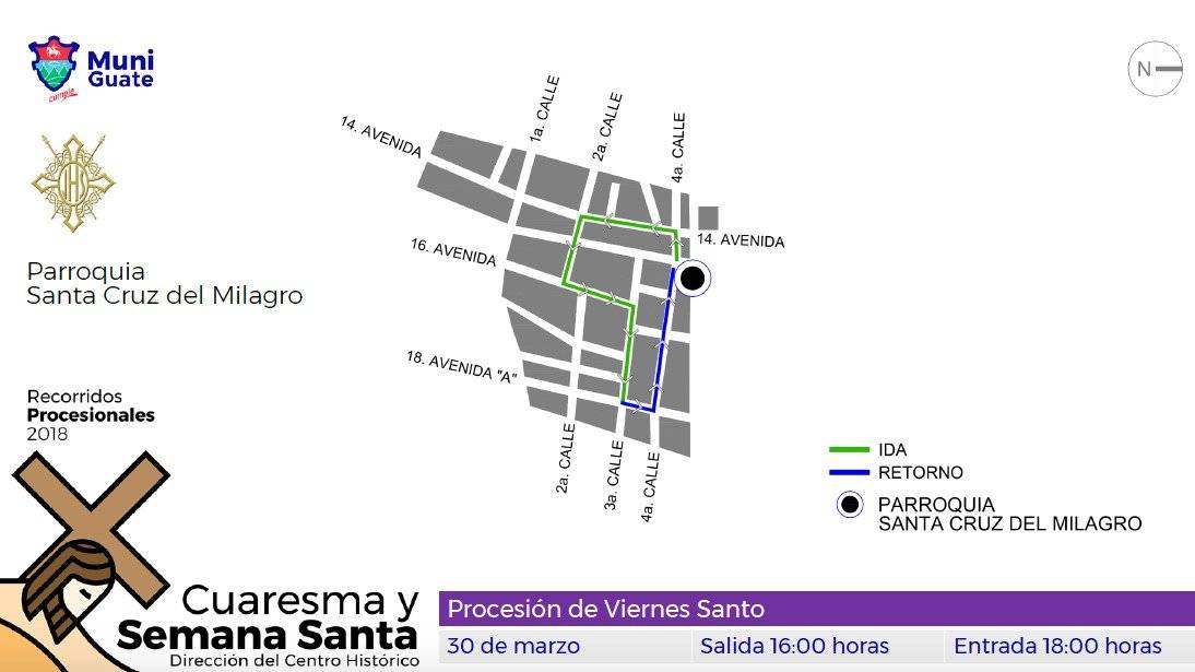 Recorrido del Sepultado de La Parroquia