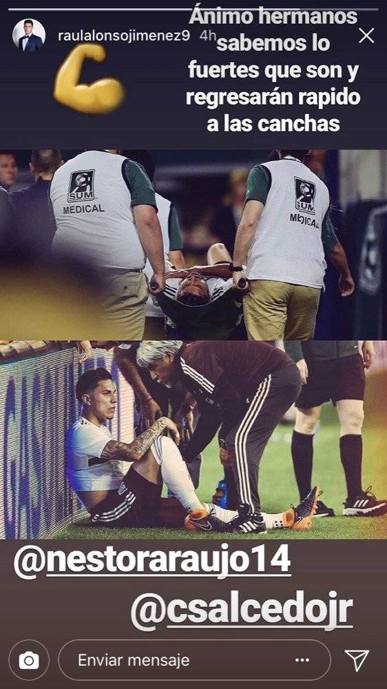 Seleccionados nacionales envían apoyo a Salcedo y Araujo