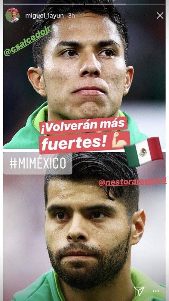 Seleccionados nacionales envían apoyo a Salcedo y Araujo