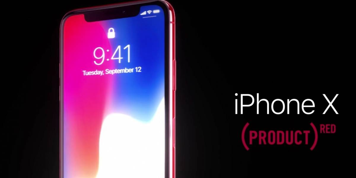 ¡Vaya, vaya! Así se vería un iPhone X en versión Product Red