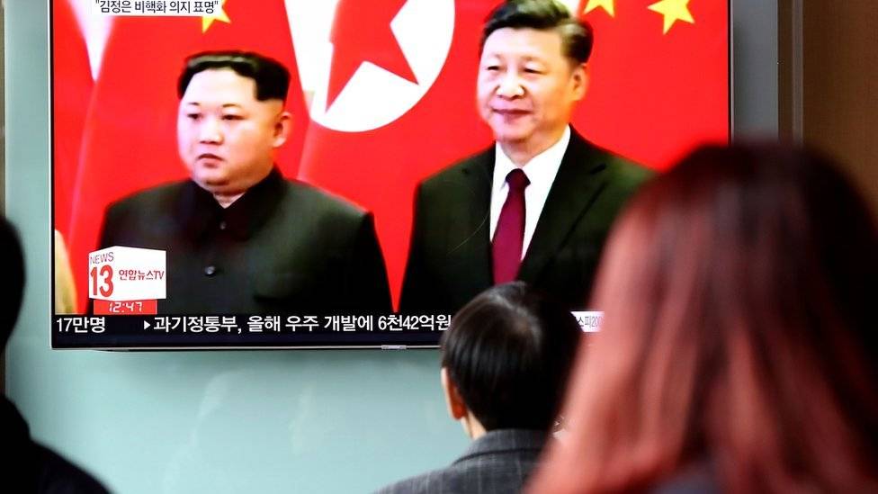 Kim Jong-un y Xi Jinping