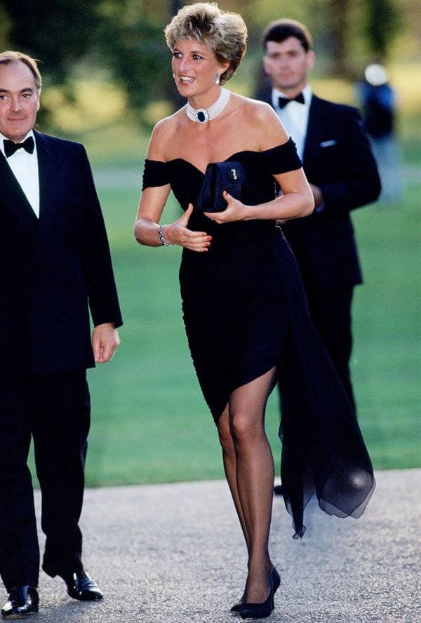 Lady Di, Príncipe Carlos, Vestido Negro,