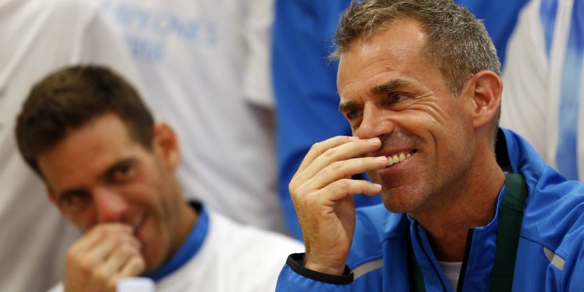 Argentina entrenó de cara al duelo con Chile por la Copa Davis