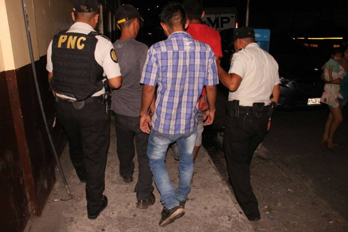 capturados por asalto en Escuintla