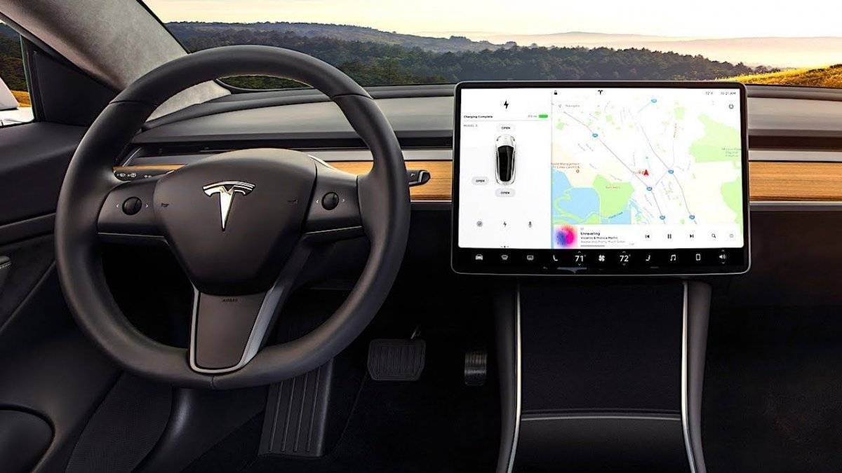 Tesla Model 3 interior