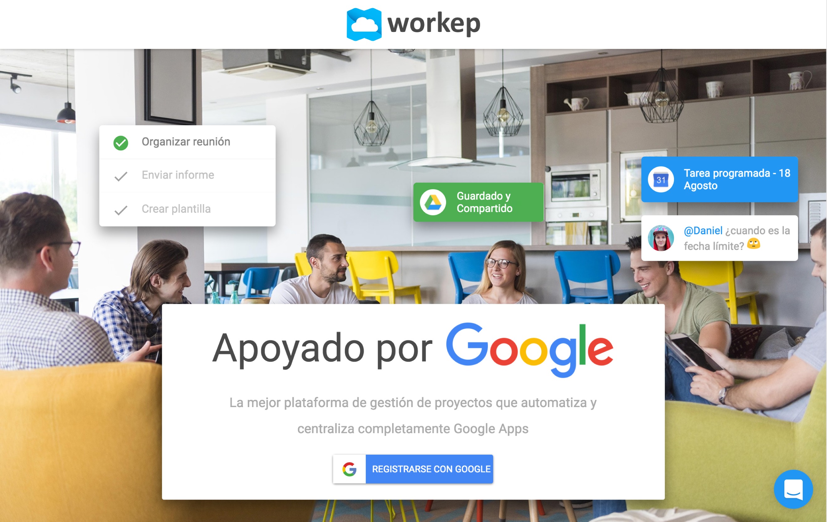 Workep Workep, la plataforma colombiana de gestión de proyectos en linea