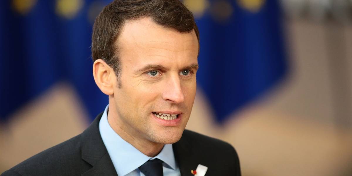 Emanuel Macron se lanzó en picada contra Facebook y Google