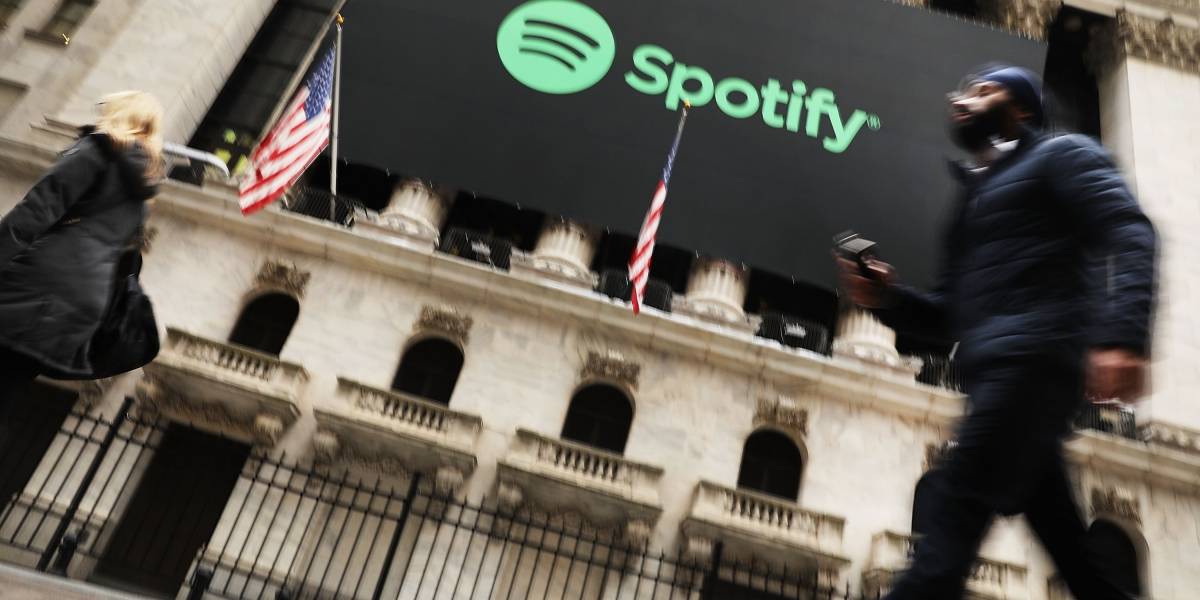 Spotify realiza un sorprendente debut en la bolsa de Nueva York