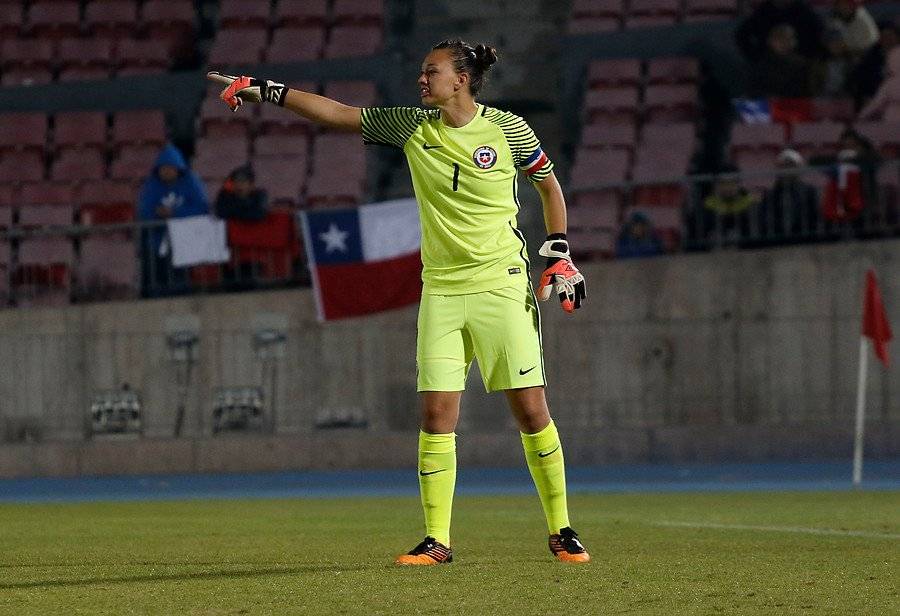 La guardameta Christiane Endler es la capitana de la Roja / Foto: Agencia UNO