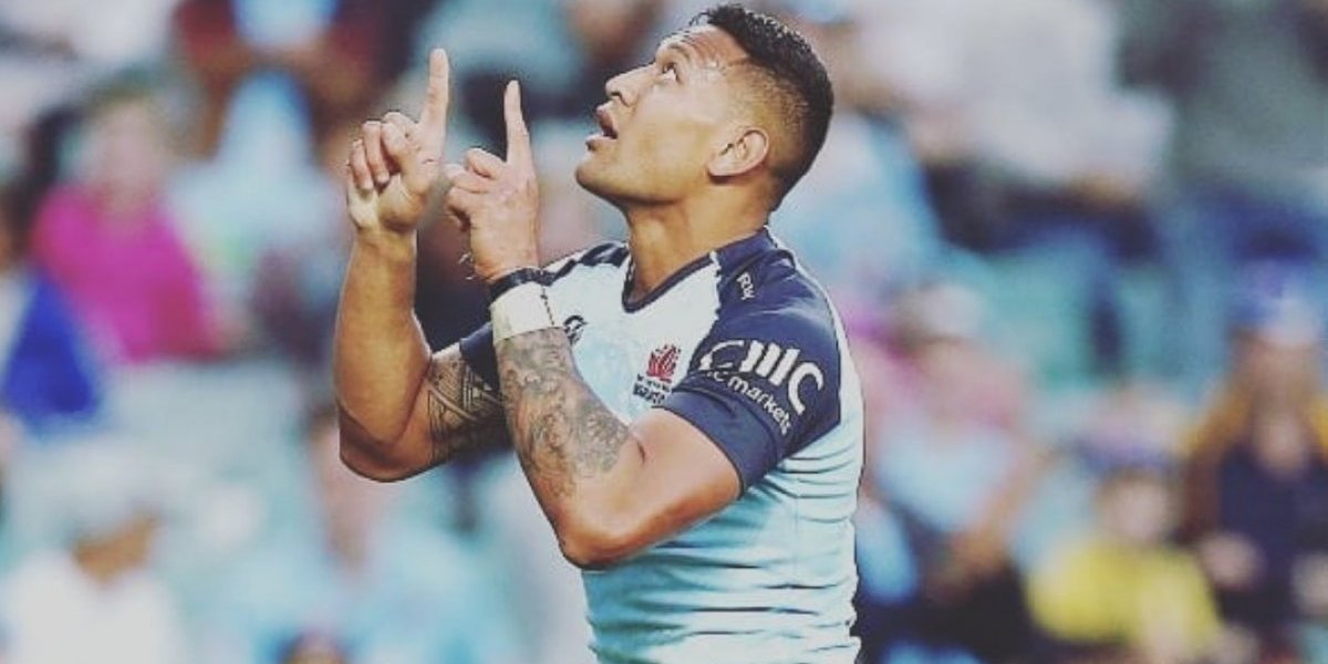 Resultado de imagen para Israel Folau es jugador de Rugby