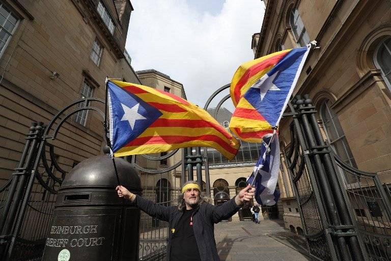 Protestas en Cataluña