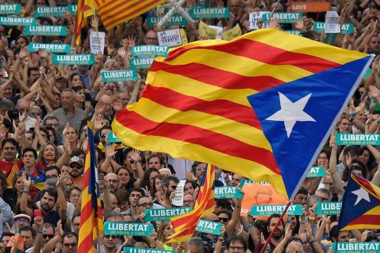Protestas en Cataluña